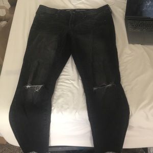Black jeggings